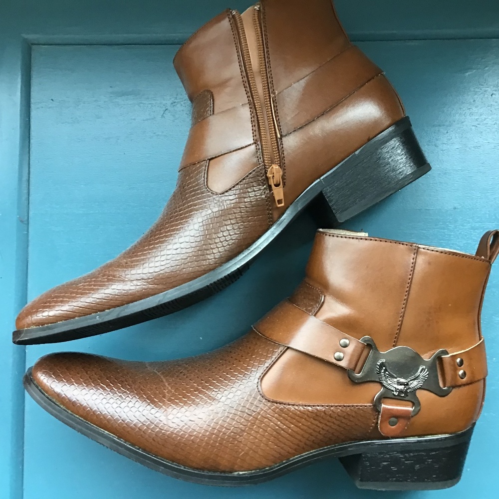 Mens size 10 Cowboy Ankle Boots